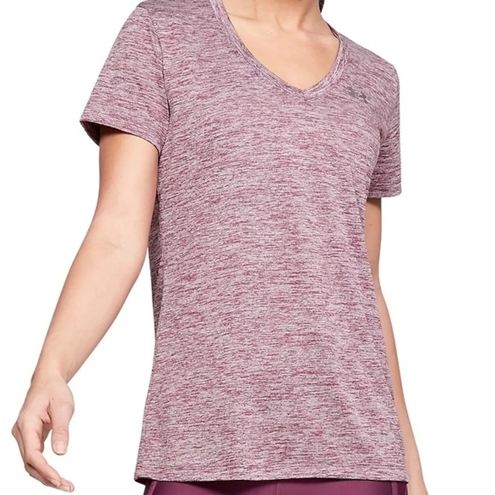 Under Armour Loose Training Maroon Top